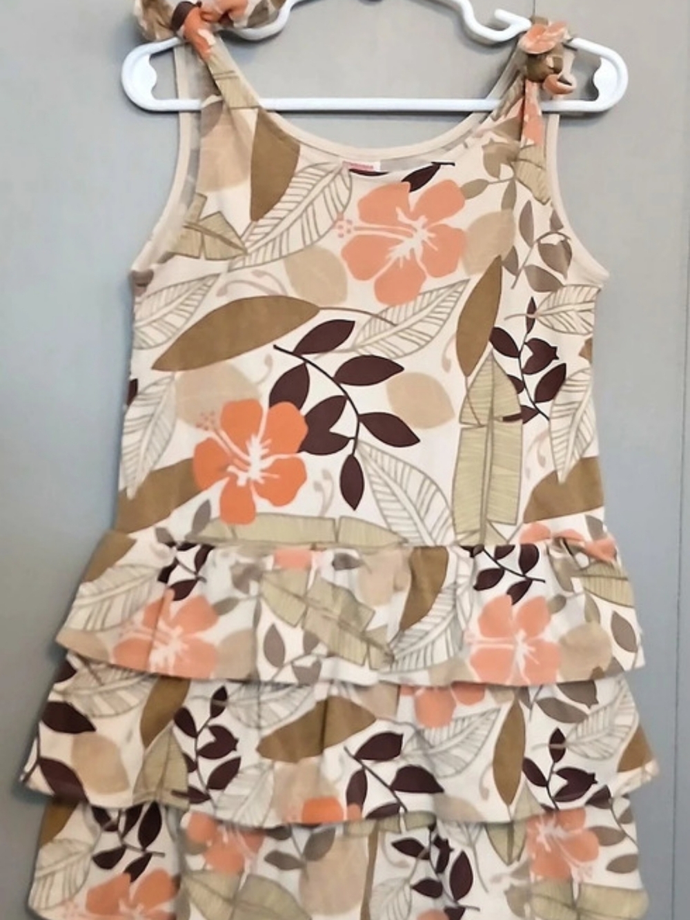 Floral Tiered Casual Dress